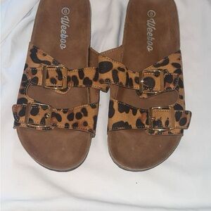 Weeboo Leopard Print Women's Sandals